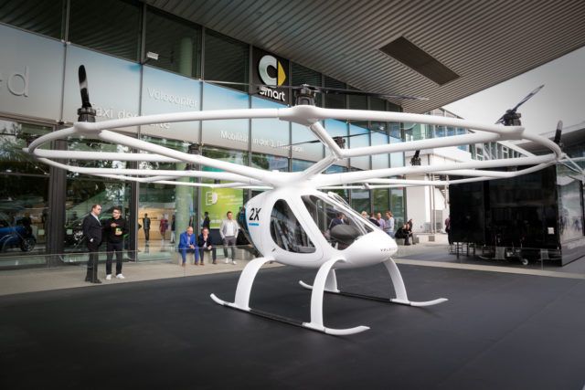 Volocopter ground taxi