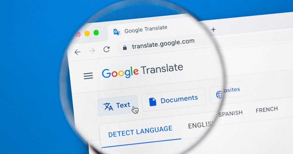 Google Translate unit le monde