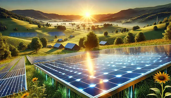 Futuristische Solarmodule