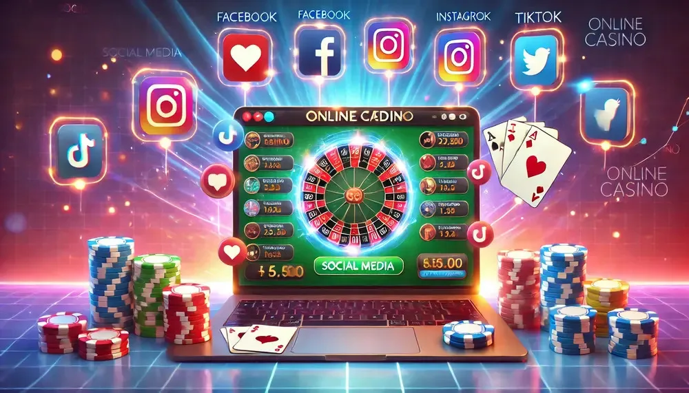 Social media and casino bonuses