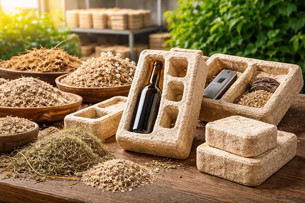 Alternativa compostabile alla schiuma