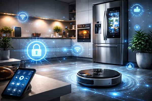 Robot aspirateur connecté